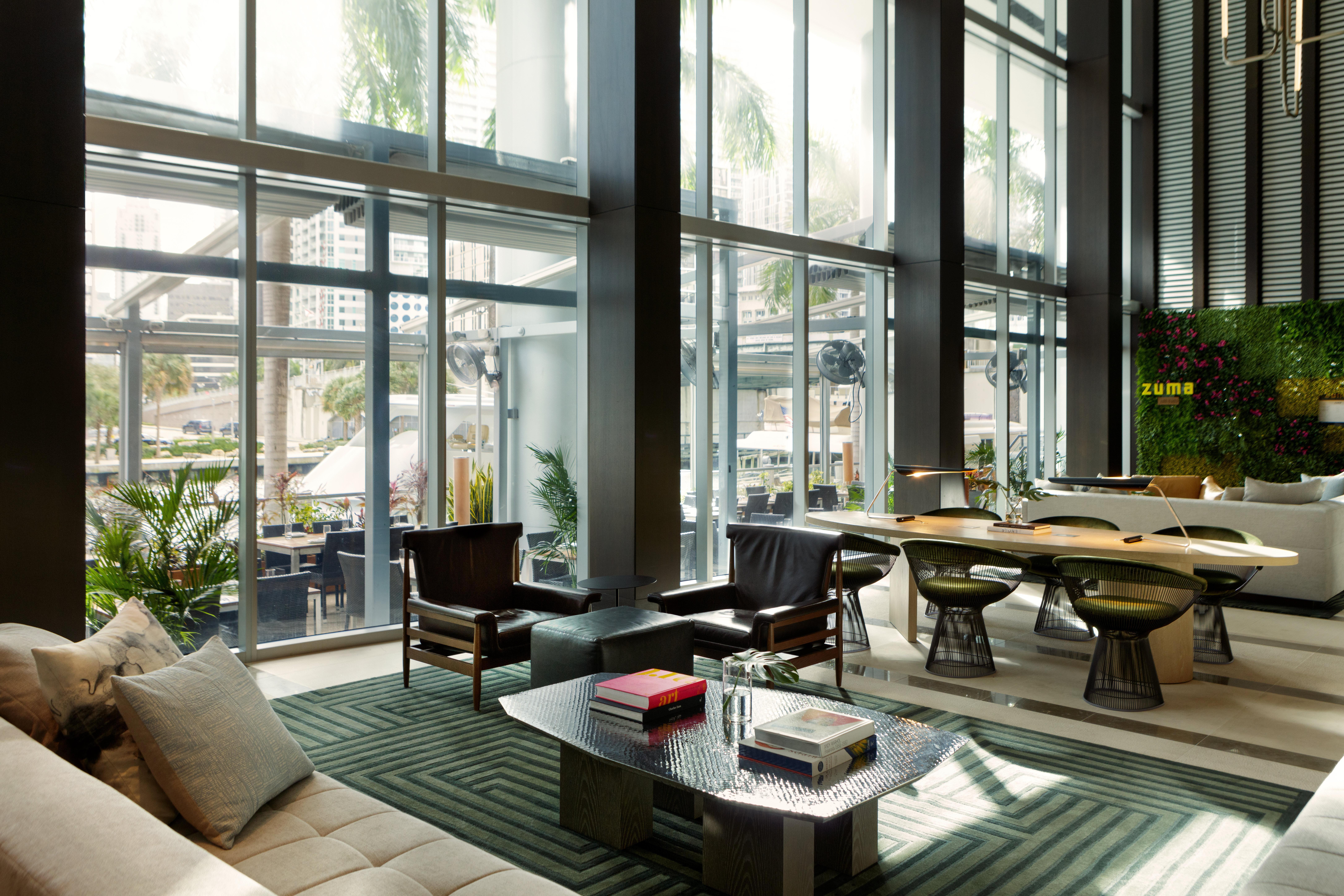 Kimpton Epic Hotel By Ihg Miami Kültér fotó The lobby of the hotel